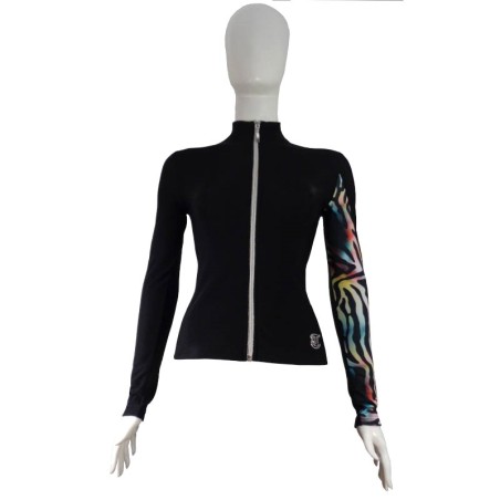 Veste de patinage artistique Thuono Animal noir
